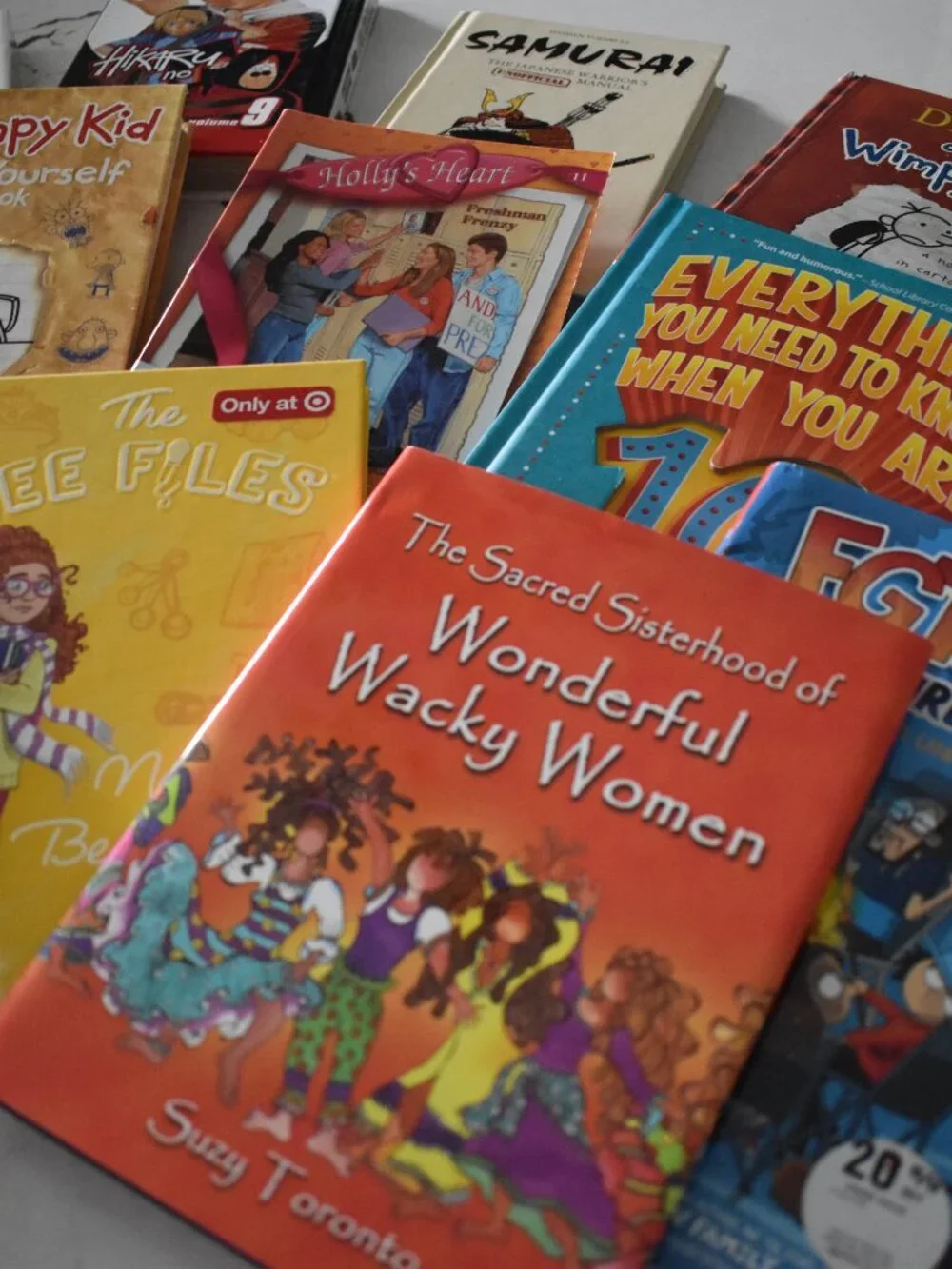 13 Kids Tween Books Bundle Lot Lot Diary Wimpy Kid Manga Classic Fiction Chapter